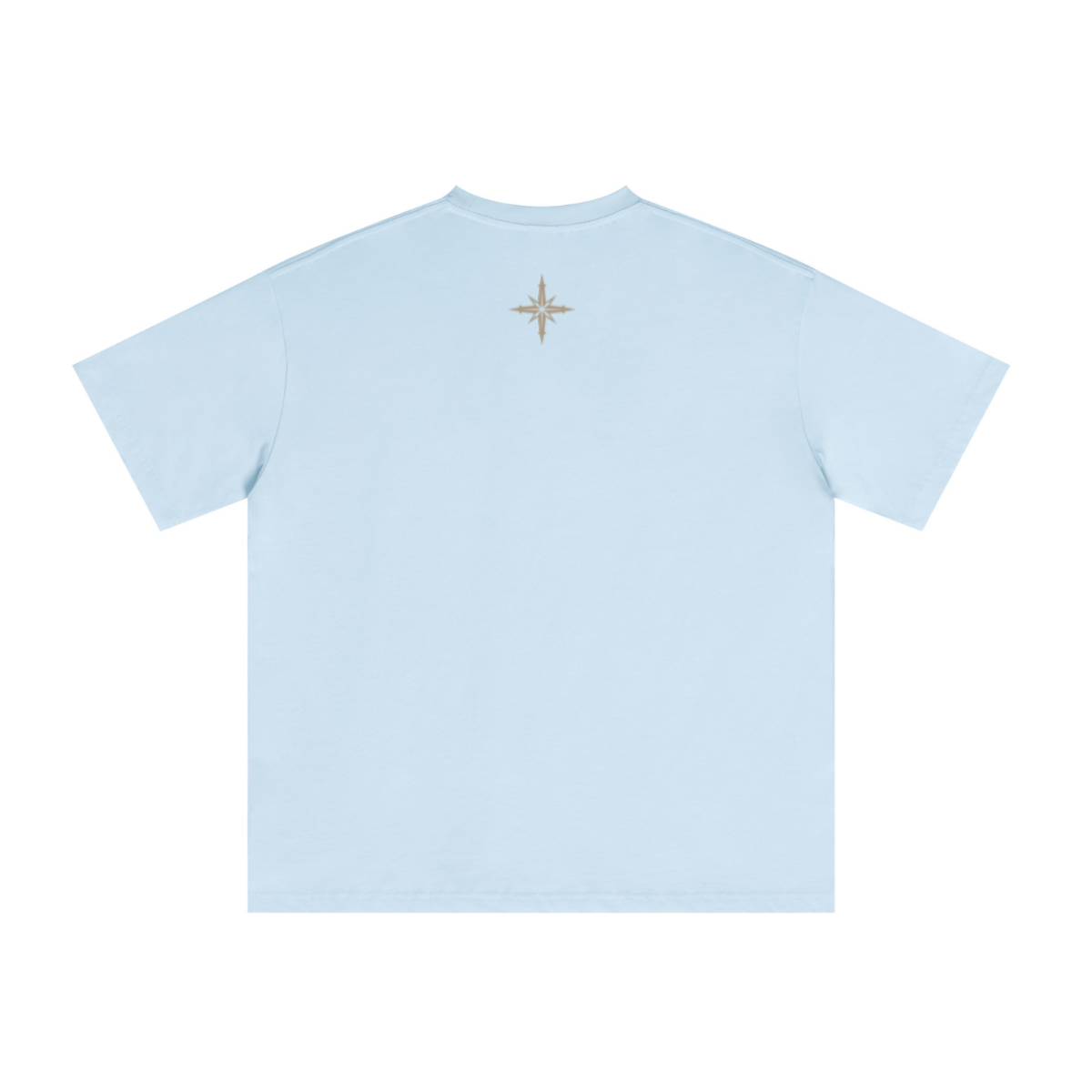 235GSM Men's Low-Shrink Cool-Touch Cotton T-Shirt Light blue