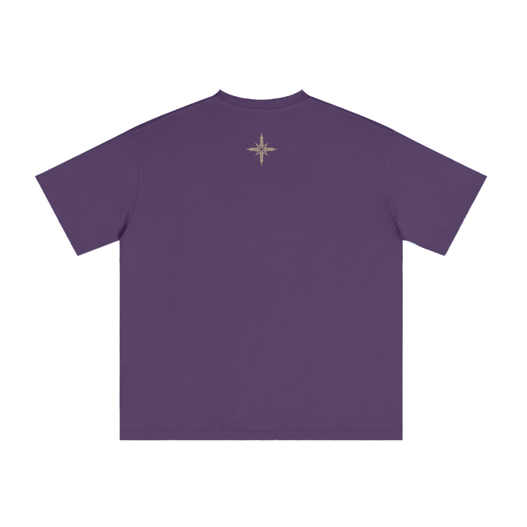 235GSM Men's Low-Shrink Cool-Touch Cotton T-Shirt Purple